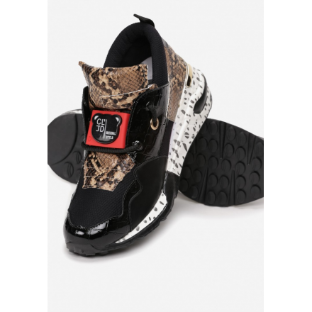 Czarne Sneakersy Damskie 8475-38-black