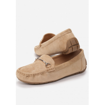 Beige women's loafers 7352-42-beige