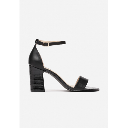 Black sandals 1605-38-black