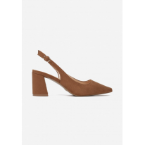 Brown Women's Pumps on a post 1595-54-brown