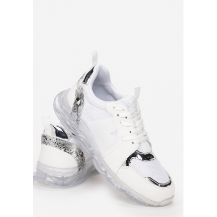 White women's sneakers 8579-71-white