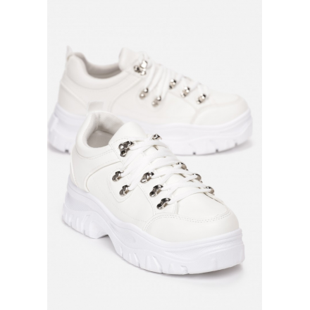 White women's sneakers 8547-71-white