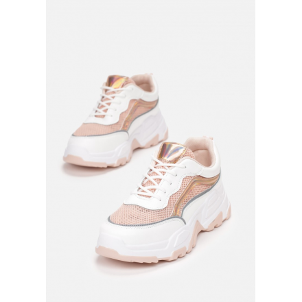 Różowe Sneakersy Damskie  8551-45-pink