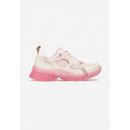 Pink women's sneakers 8553-45-pink