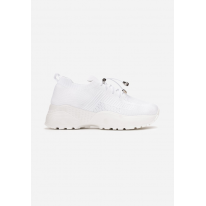 White Women's Sneakers JB054- JB054-71-white