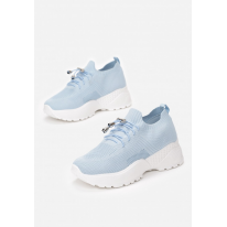 Niebieskie Sneakersy Damskie JB054- JB054-51-blue