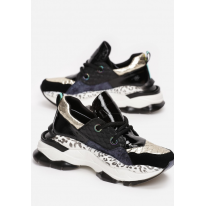 Czarne Sneakersy Damskie 8556- 8556-38-black