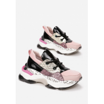 Różowe Sneakersy Damskie 8556- 8556-45-pink