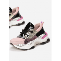 Pink Women's Sneakers 8556- 8556-45-pink