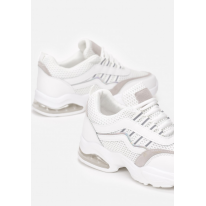 Białe Sneakersy Damskie  8546-71-white