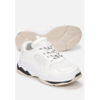 Białe Sneakersy Damskie  8558-71-white