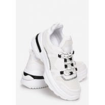 Białe Sneakersy Damskie 8543- 8543-71-white