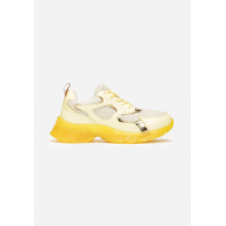 Żółte Sneakersy Damskie  8553-49-yellow