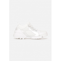 Białe Sneakersy Damskie  8544-71-white