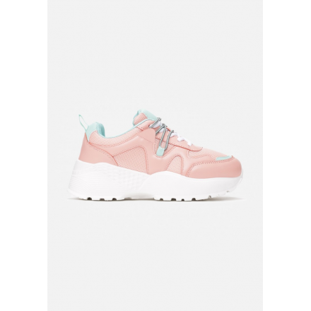 Różowe Sneakersy Damskie  JB056-45-pink