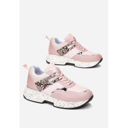 Różowe Sneakersy Damskie 8578-45-pink