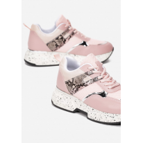 Różowe Sneakersy Damskie 8578-45-pink