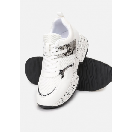 Białe Sneakersy Damskie 8578-71-white
