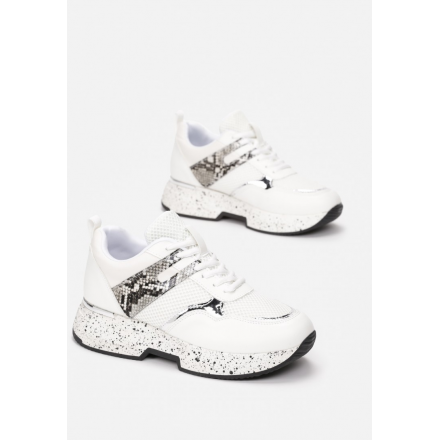 Białe Sneakersy Damskie 8578-71-white