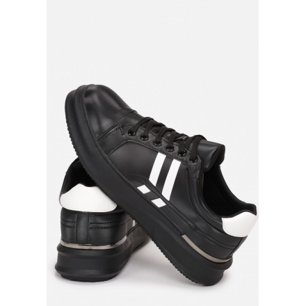 Czarne Sneakersy Damskie 8580-38-black