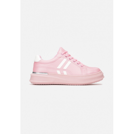 Różowe Sneakersy Damskie  8580-45-pink