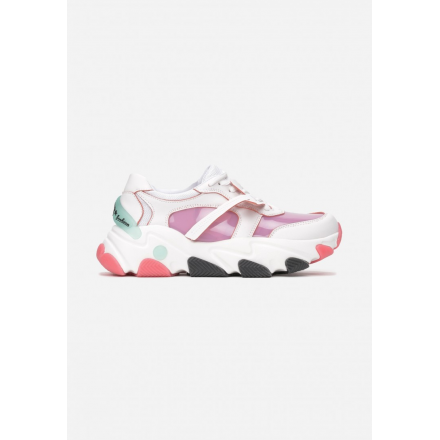 Pink women's sneakers 8542-45-pink