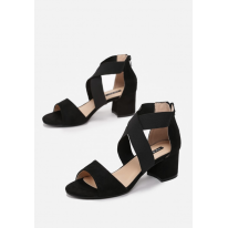 Black women's sandals on the post 1603-38-black