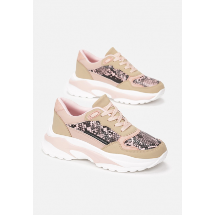 Pink women's sneakers 8535-45-pink