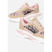 Różowe Sneakersy Damskie  8535-45-pink