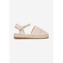 Beżowe Espadryle Damskie  7371-42-beige