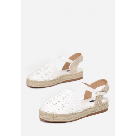 White women's espadrilles 7371-71-white