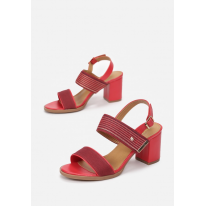 Red women's sandals on the post 6287-64-red