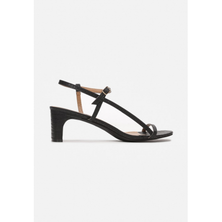 Black women's sandals on the post 3379-38-black