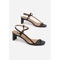 Black women's sandals on the post 3379-38-black