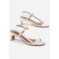 White women's sandals on the post 3379-71-white