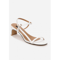 White women's sandals on the post 3379-71-white