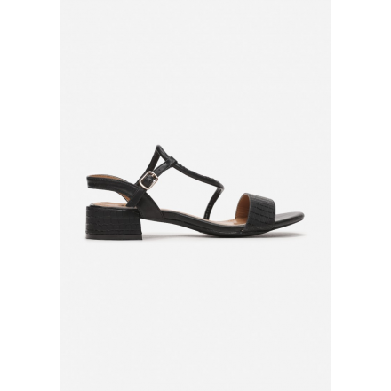 Black women's sandals on the post 3384-38-black