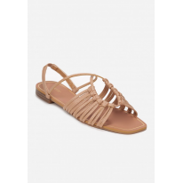 Beige Women's flat sandals 3356-42-beige