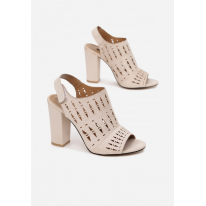 Light beige women's sandals on a post 3395-43-l.beige