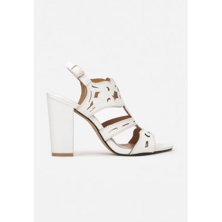 White women's sandals 3394-71-white