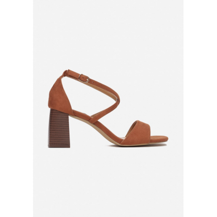 Camel women's sandals on a post 3387-68-camel