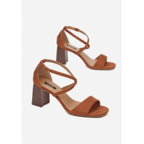 Camel women's sandals on a post 3387-68-camel