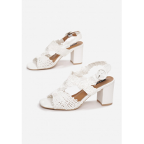 White women's sandals 3381-71-white