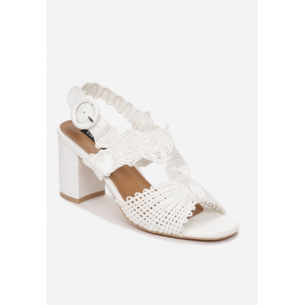 White women's sandals 3381-71-white