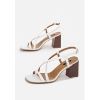White women's sandals 3388-71-white