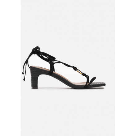 Black women's sandals on a post 3367-38-black