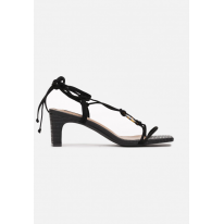 Black women's sandals on a post 3367-38-black