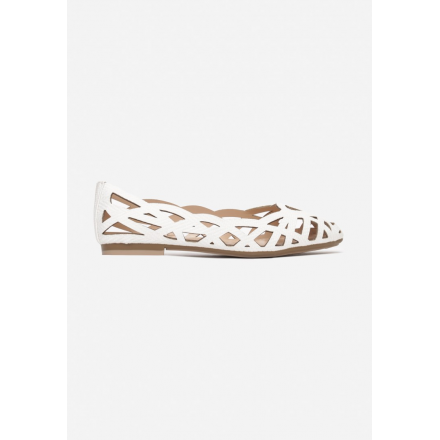 Openwork Ballerinas 3348-71-white