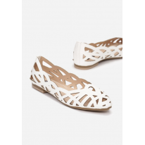 Openwork Ballerinas 3348-71-white