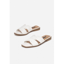 White women's slippers 3361-71-white